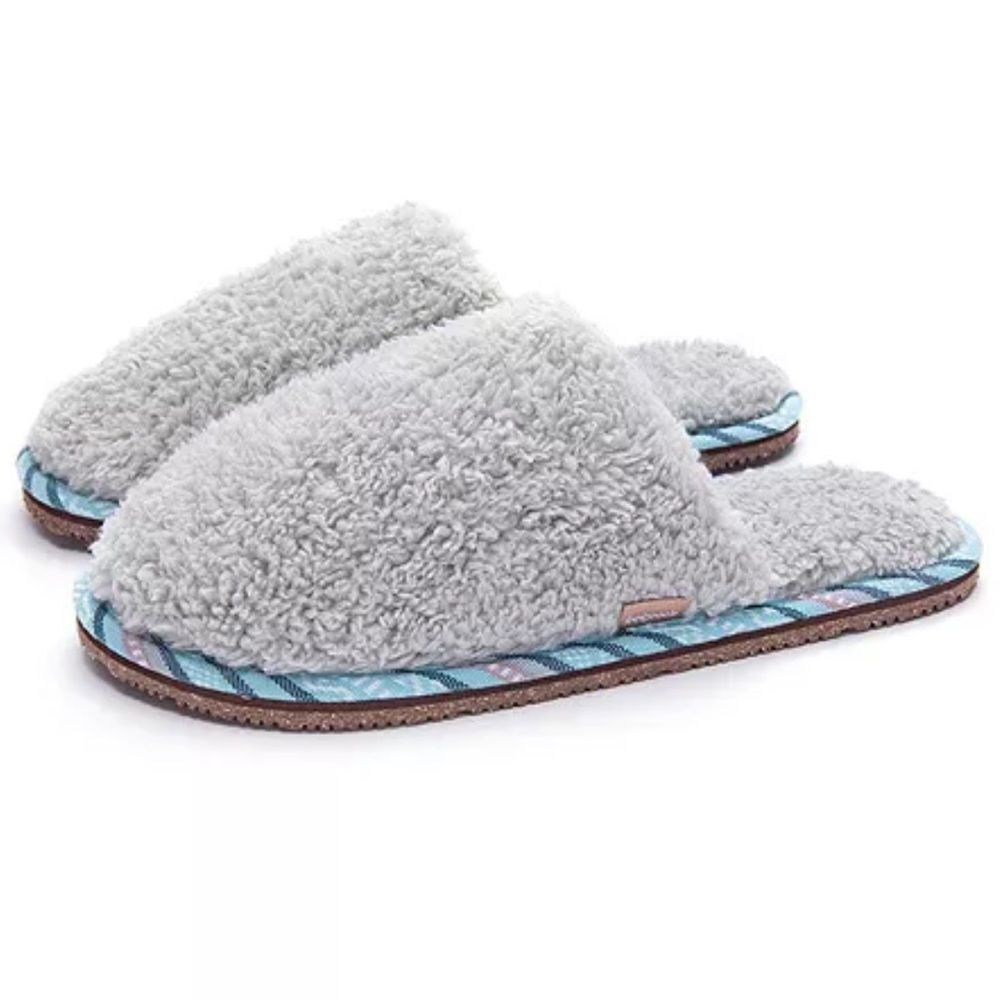 Feelgoodz - Women's Faux Sherpa Mule Slipper Indoor / Outdoor House Shoes